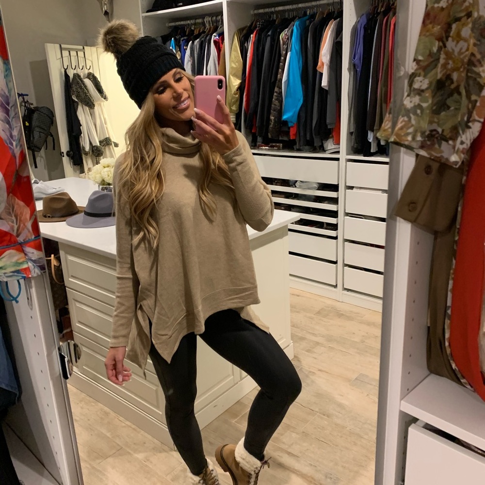 Nude sweater (high to low)